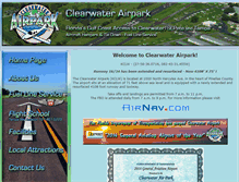 Tablet Screenshot of clearwaterairpark.net